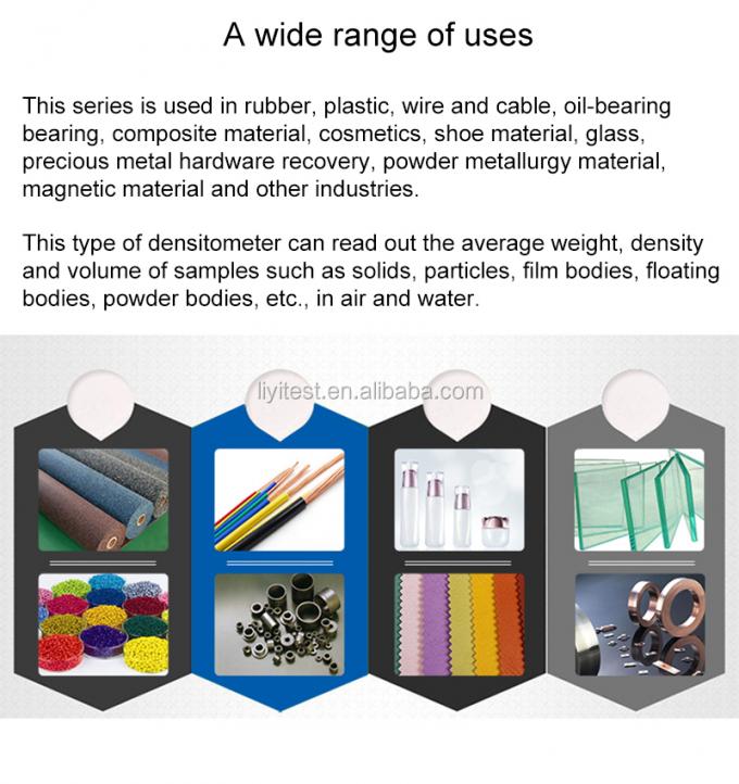 Meter van de de normen de Draagbare Digitale Dichtheid van ISO van ASTM JIS GB/T 0