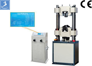 Computercontrole Servo Hydraulische Univer, het Hydraulische 1000KN-de Treksterkte van het Staalmetaal het Testen Certificaat van Machinece ISO