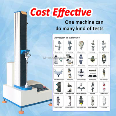 Computerized Universal Testing Machine with Max 500kg Force Capacity ±0.5% Accuracy and 850mm Stroke Digital Tensile Tester